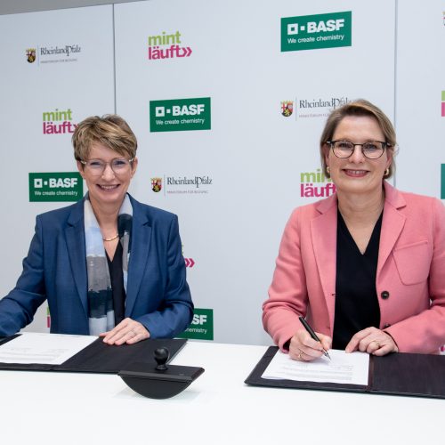 Neue Kooperationsvereinbarung: BASF und Bildungsministerium bauen gemeinsame Förderung der MINT-Bildung aus Bild